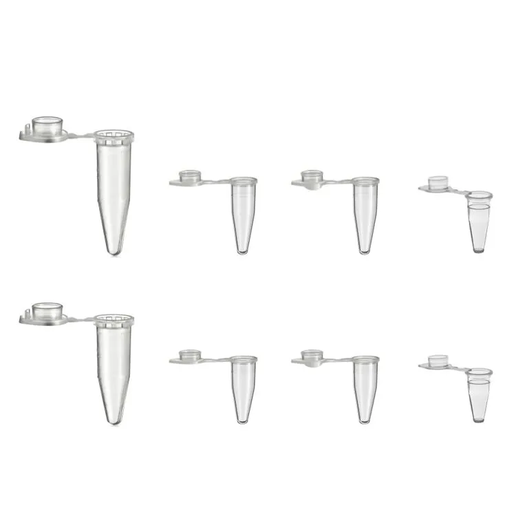 Mikrocentrifugrör av plast 1,5 ml 0,5 ml 0,2 ml mikrocentrifugrör