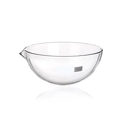 1172 Lab Boro 3.3 avdunstningsskål i glas med rund botten med pip